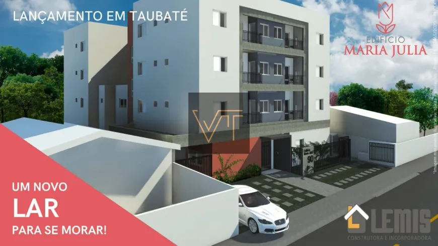 Foto 1 de Apartamento com 2 Quartos à venda, 57m² em Vila São José, Taubaté