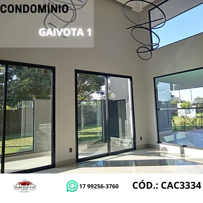 Foto 1 de Casa de Condomínio com 3 Quartos à venda, 312m² em Jardim Vista Alegre, São José do Rio Preto