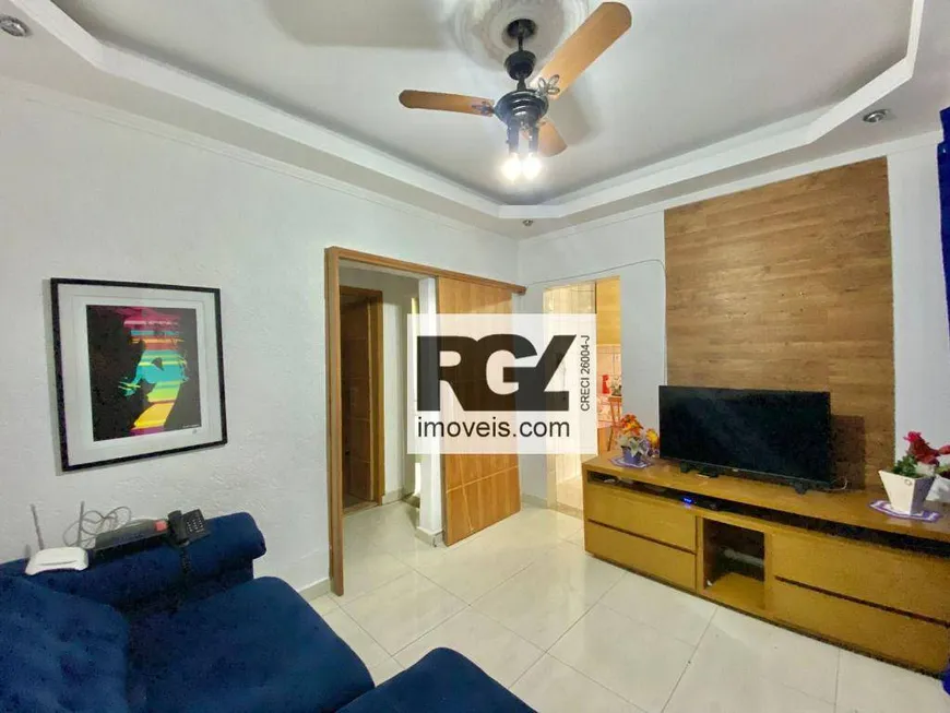 Foto 1 de Apartamento com 2 Quartos à venda, 73m² em Estuario, Santos