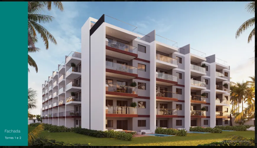 Foto 1 de Apartamento com 2 Quartos à venda, 60m² em Praia dos Carneiros, Tamandare