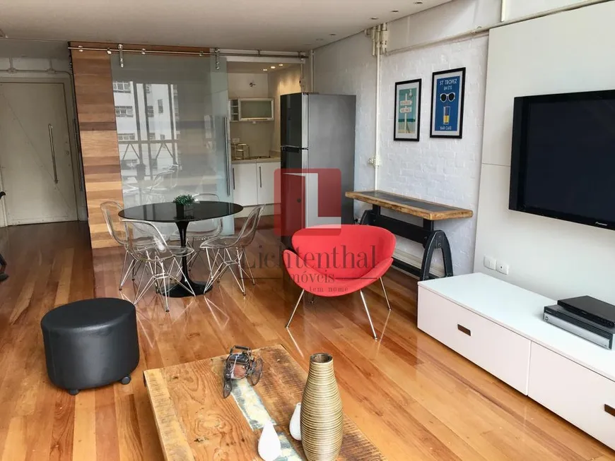 Foto 1 de Apartamento com 1 Quarto para alugar, 78m² em Itaim Bibi, São Paulo