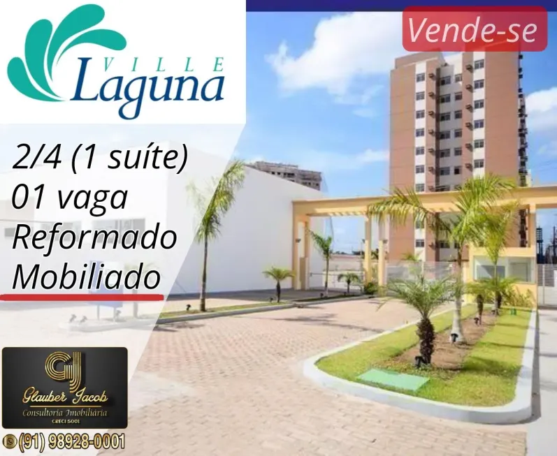 Foto 1 de Apartamento com 2 Quartos à venda, 53m² em Parque Verde, Belém