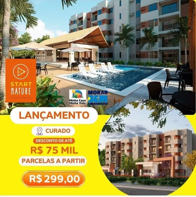 Foto 1 de Apartamento com 2 Quartos à venda, 45m² em Curado II, Jaboatão dos Guararapes