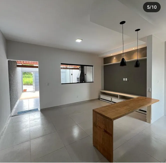 Foto 1 de Casa com 3 Quartos à venda, 80m² em Residencial Parque dos Buritis, Senador Canedo