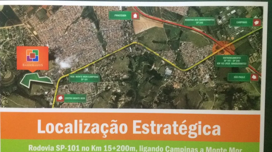 Foto 1 de Lote/Terreno à venda, 1200m² em Empresarial Bandeirantes, Monte Mor