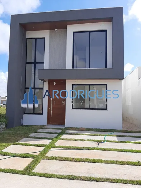 Foto 1 de Casa de Condomínio com 4 Quartos à venda, 184m² em Abrantes, Lauro de Freitas
