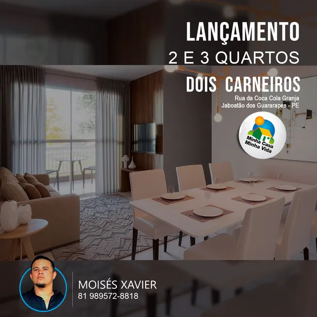 Foto 1 de Apartamento com 2 Quartos à venda, 47m² em Sucupira, Jaboatão dos Guararapes