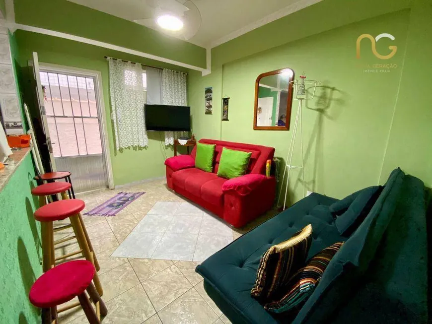 Foto 1 de Apartamento com 1 Quarto à venda, 38m² em Vila Guilhermina, Praia Grande