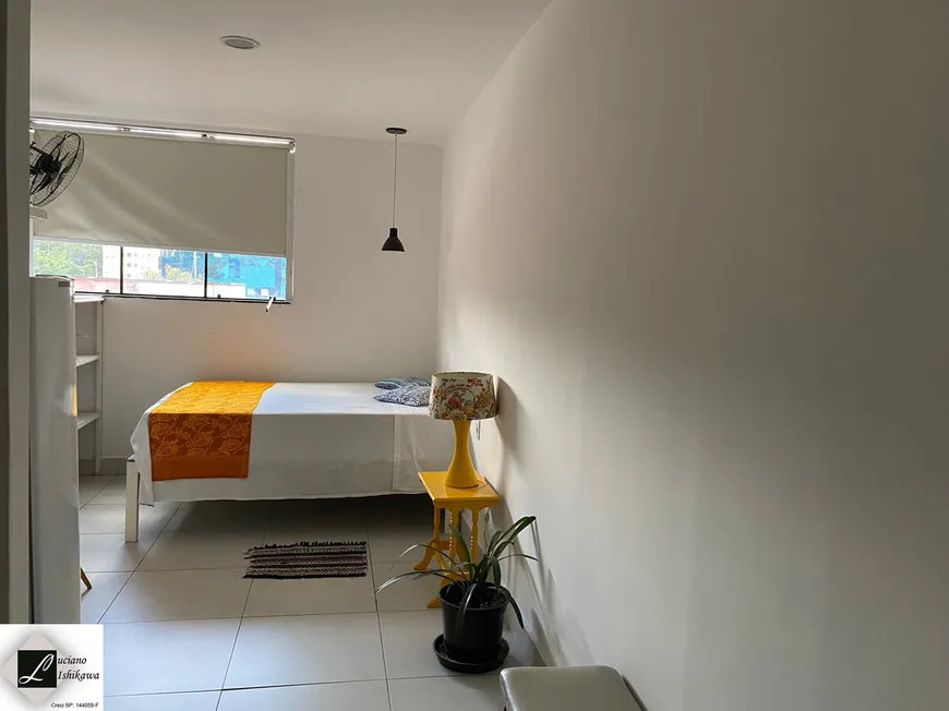 Foto 1 de Kitnet com 1 Quarto para alugar, 25m² em Mirandópolis, São Paulo