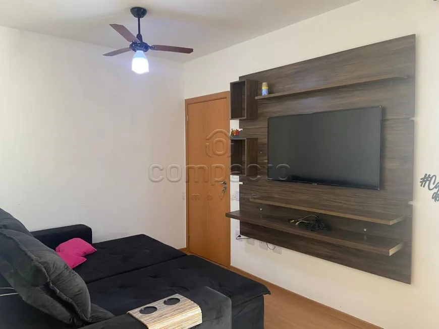 Foto 1 de Apartamento com 2 Quartos para alugar, 48m² em Jardim Marajo, São José do Rio Preto