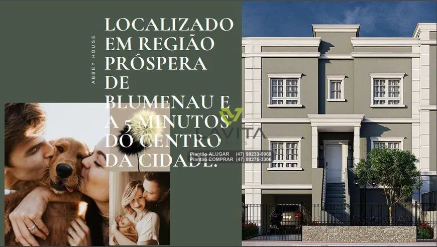 Foto 1 de Casa de Condomínio com 2 Quartos à venda, 145m² em Garcia, Blumenau