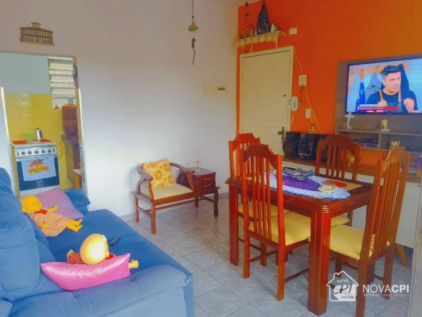 Foto 1 de Apartamento com 1 Quarto à venda, 37m² em Vila Guilhermina, Praia Grande