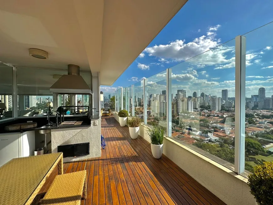 Foto 1 de Cobertura com 4 Quartos à venda, 420m² em Brooklin, São Paulo