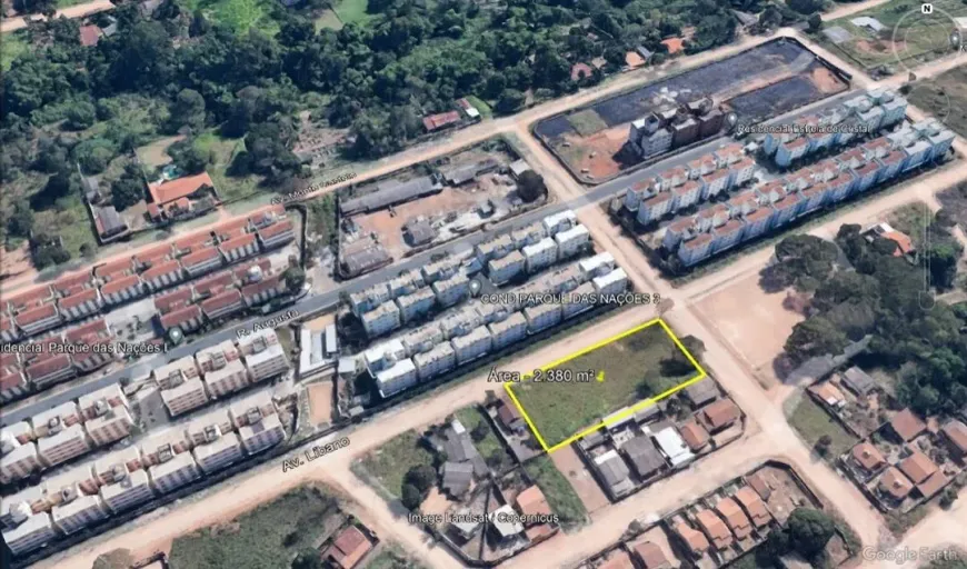 Foto 1 de Lote/Terreno à venda, 2380m² em Parque das Nações, Aparecida de Goiânia