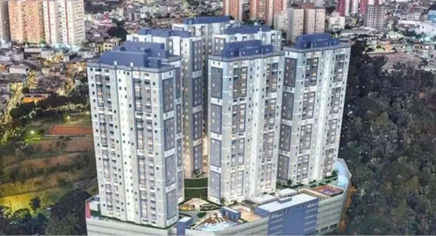Foto 1 de Apartamento com 2 Quartos à venda, 42m² em Jaguaribe, Osasco