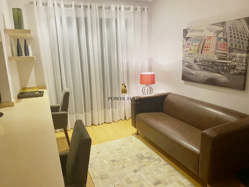 Foto 1 de Flat com 1 Quarto para alugar, 40m² em Moema, São Paulo