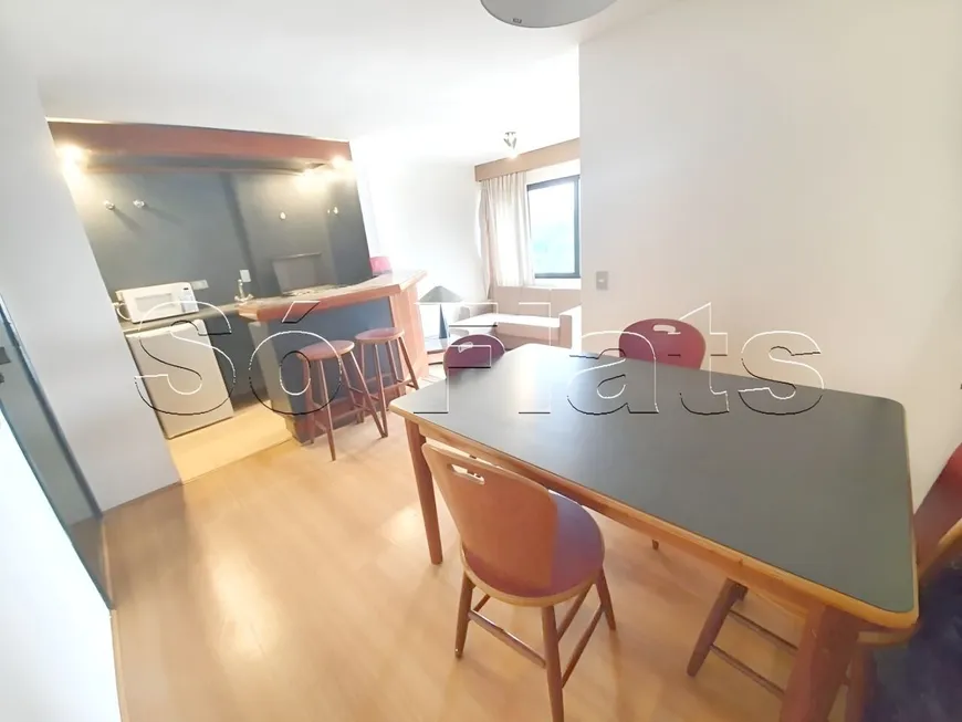 Foto 1 de Flat com 1 Quarto à venda, 48m² em Brooklin, São Paulo