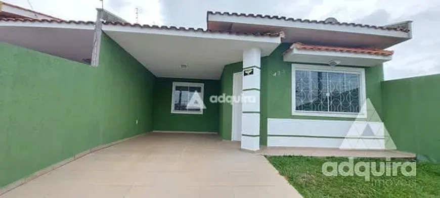 Foto 1 de Casa com 3 Quartos à venda, 136m² em Jardim Carvalho, Ponta Grossa