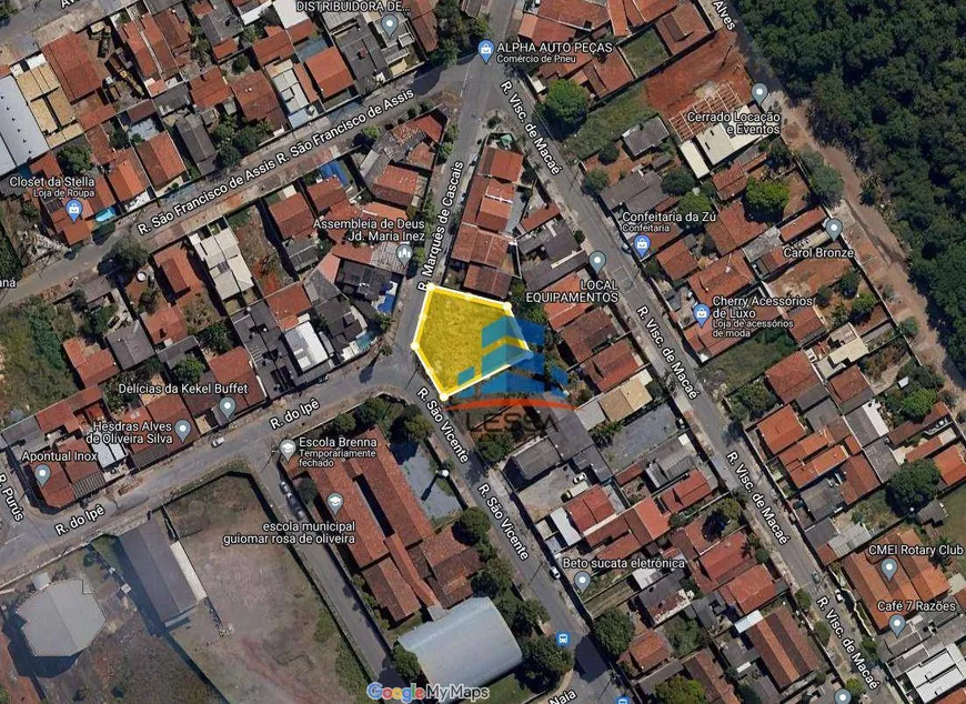 Foto 1 de Lote/Terreno à venda, 725m² em Jardim Maria Inês, Aparecida de Goiânia