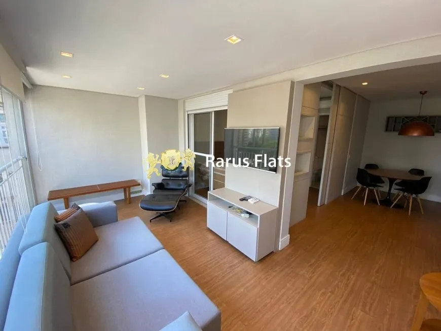 Foto 1 de Flat com 1 Quarto para alugar, 54m² em Itaim Bibi, São Paulo