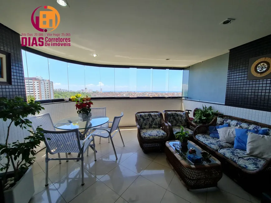Foto 1 de Apartamento com 4 Quartos à venda, 191m² em Candeal, Salvador