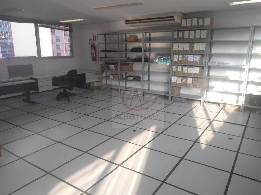 Foto 1 de Sala Comercial à venda, 122m² em Centro, Santos