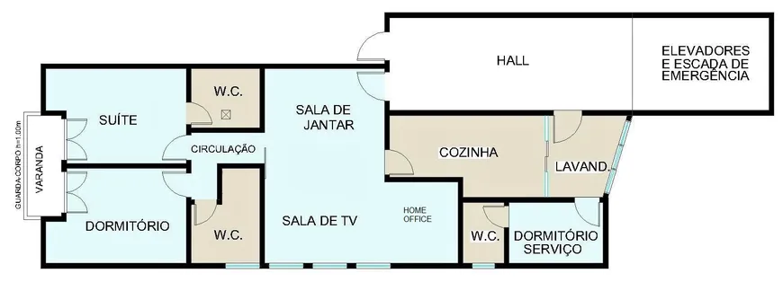 Foto 1 de Apartamento com 3 Quartos à venda, 90m² em Vila Alexandria, São Paulo