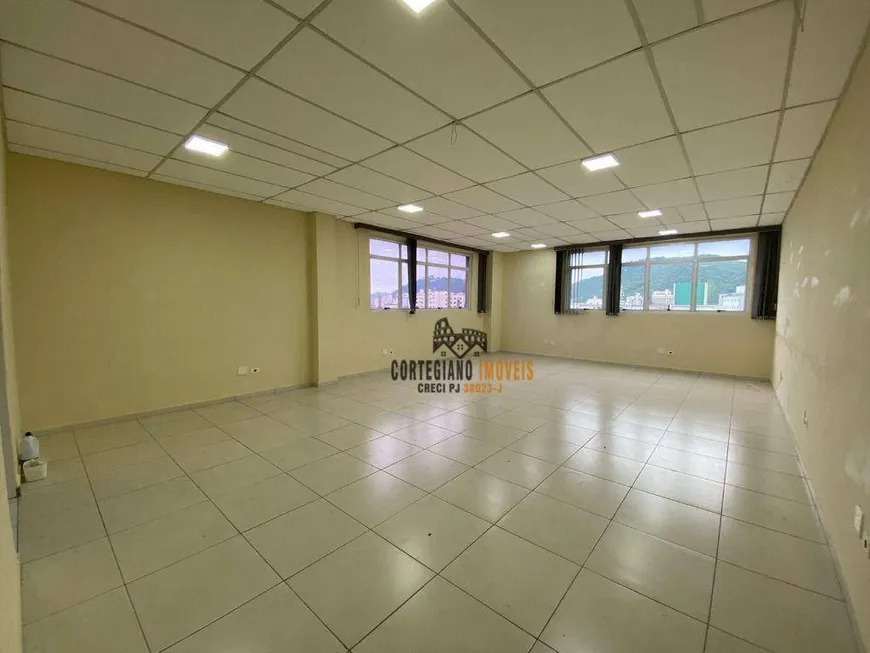 Foto 1 de Sala Comercial para alugar, 58m² em Vila Matias, Santos