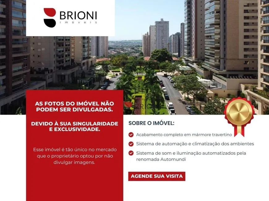 Foto 1 de Apartamento com 4 Quartos à venda, 507m² em Residencial Morro do Ipê, Ribeirão Preto