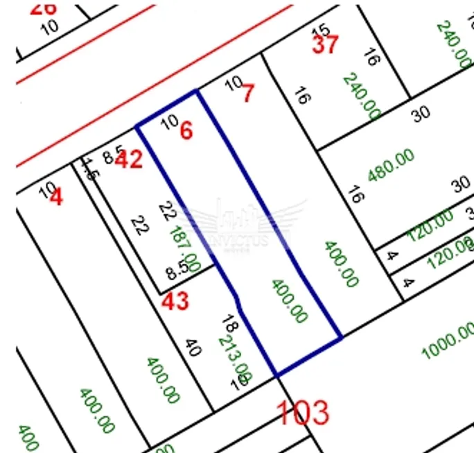 Foto 1 de Lote/Terreno com 1 Quarto à venda, 240m² em Jardim, Santo André