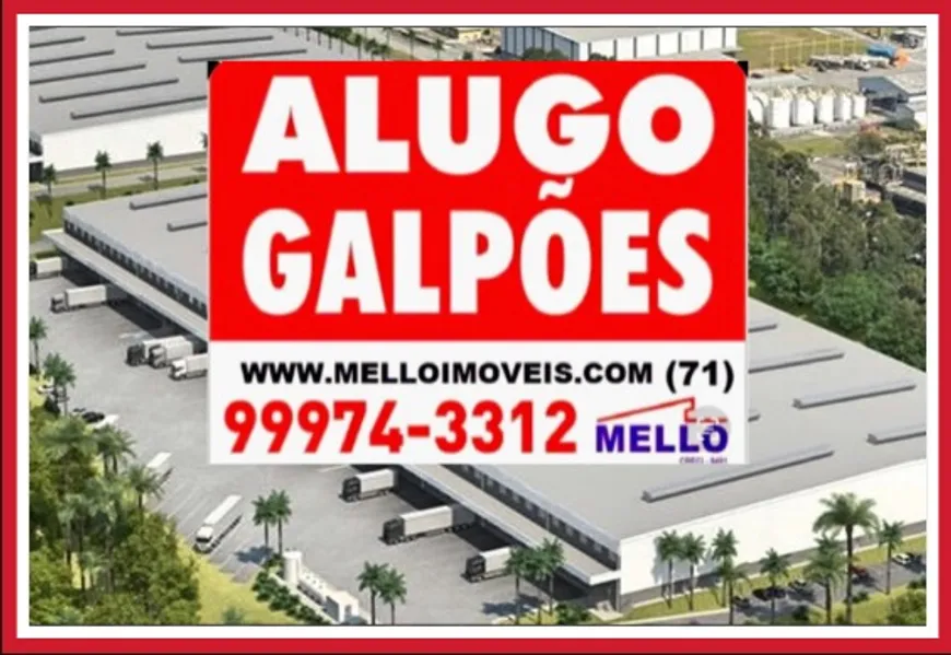 Foto 1 de Galpão/Depósito/Armazém com 1 Quarto para alugar, 40000m² em Centro, Camaçari