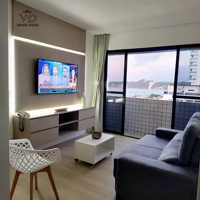 Foto 1 de Flat com 1 Quarto à venda, 52m² em Ponta Negra, Natal