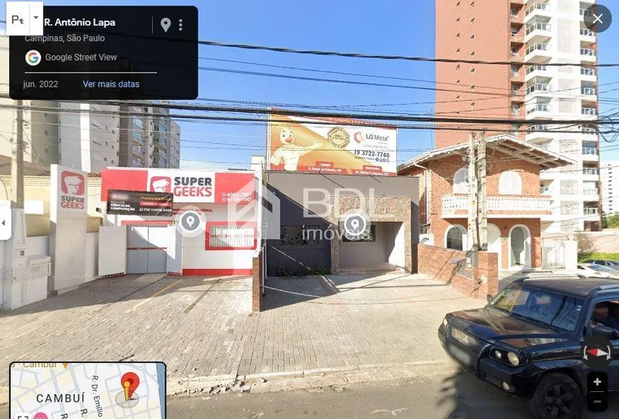 Foto 1 de Imóvel Comercial com 3 Quartos à venda, 350m² em Cambuí, Campinas