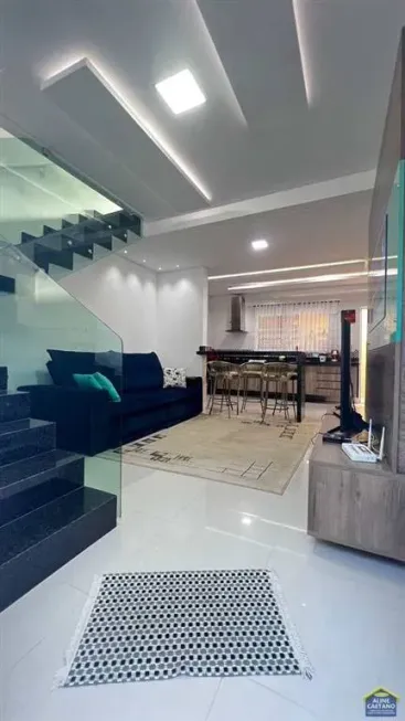 Foto 1 de Casa de Condomínio com 3 Quartos à venda, 85m² em Vila Caicara, Praia Grande