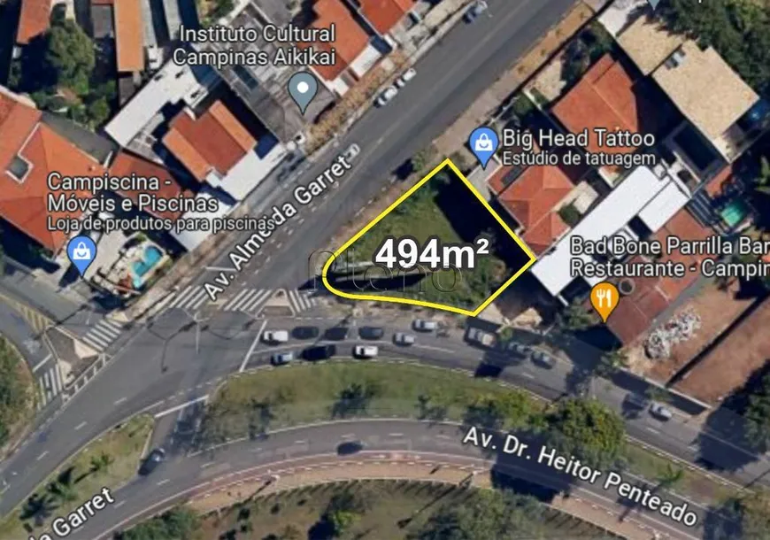 Foto 1 de Lote/Terreno à venda, 494m² em Jardim Nossa Senhora Auxiliadora, Campinas