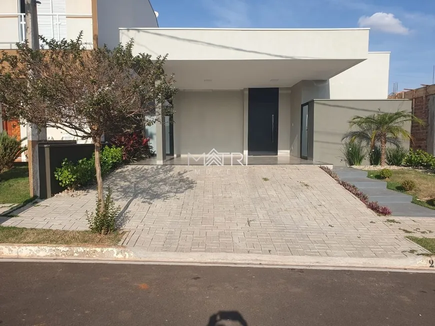 Foto 1 de Casa de Condomínio com 3 Quartos à venda, 137m² em Residencial Campos de Piemonte, Araraquara