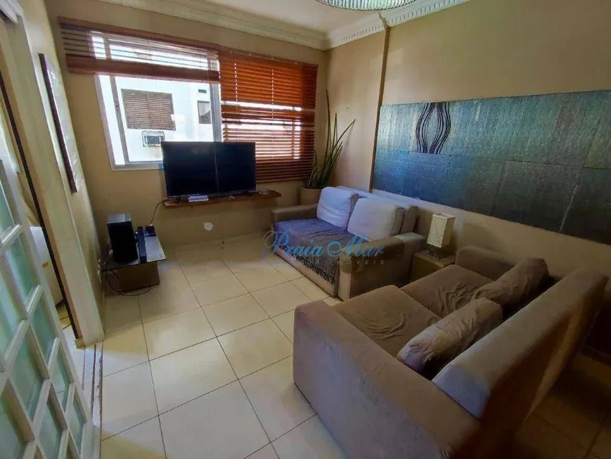 Foto 1 de Apartamento com 1 Quarto à venda, 54m² em Praia das Pitangueiras, Guarujá