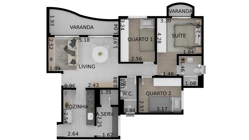 Foto 1 de Apartamento com 3 Quartos à venda, 85m² em Vila Clementino, São Paulo