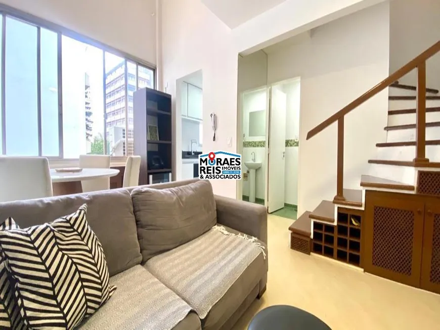 Foto 1 de Apartamento com 1 Quarto à venda, 50m² em Brooklin, São Paulo