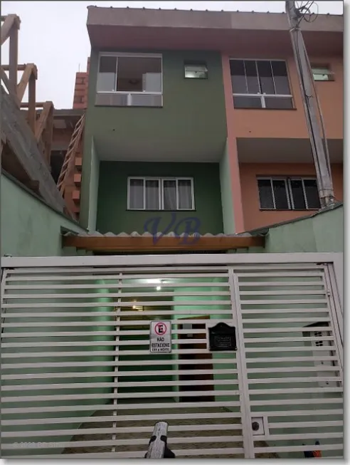 Foto 1 de Sobrado com 3 Quartos à venda, 128m² em Vila Linda, Santo André