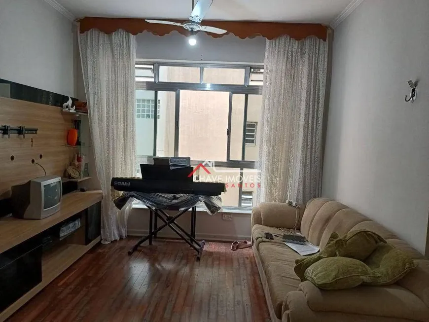 Foto 1 de Apartamento com 2 Quartos à venda, 97m² em Pompeia, Santos