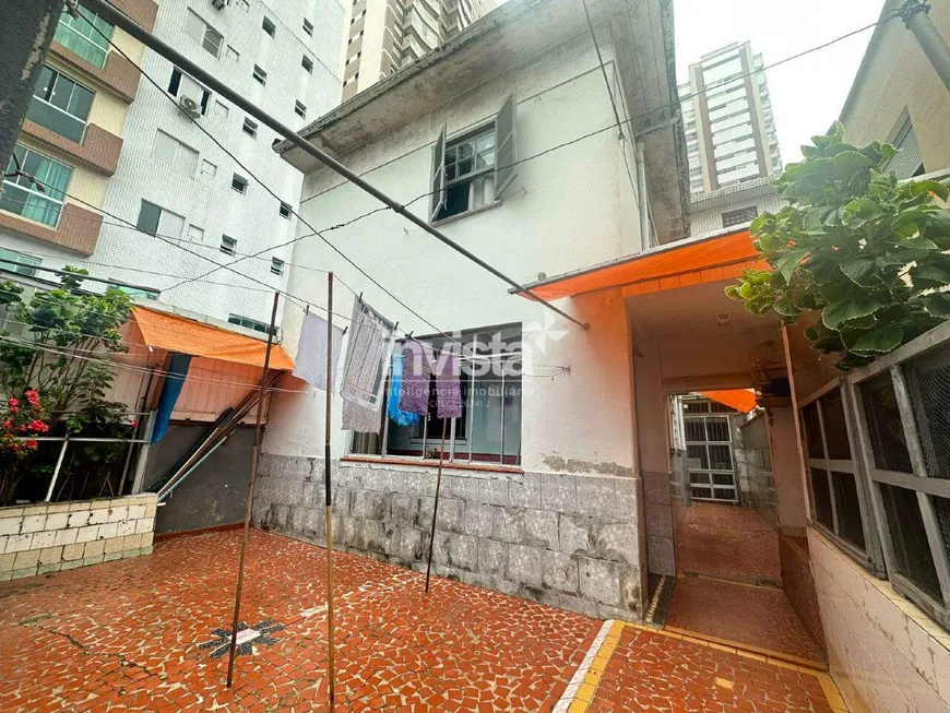 Foto 1 de Casa com 2 Quartos à venda, 93m² em Campo Grande, Santos