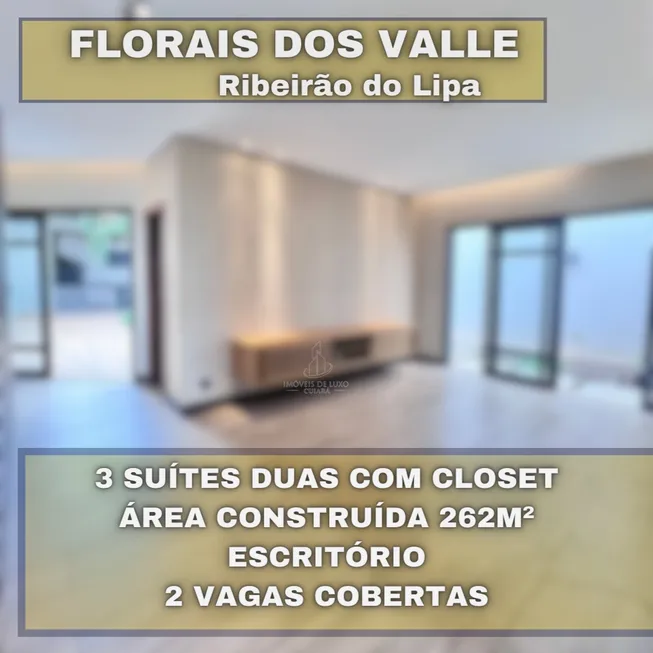 Foto 1 de Casa de Condomínio com 3 Quartos à venda, 262m² em Ribeirão do Lipa, Cuiabá