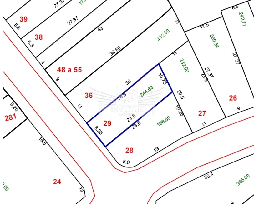 Foto 1 de Lote/Terreno à venda, 245m² em Vila Alpina, Santo André