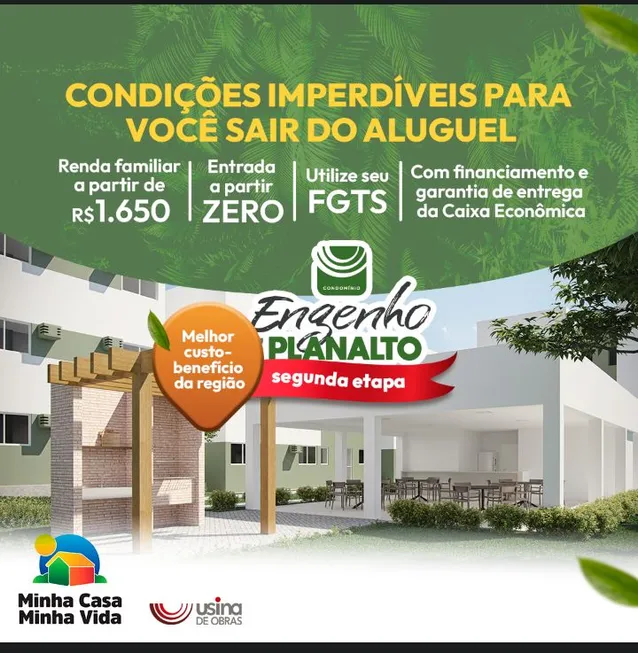 Foto 1 de Apartamento com 2 Quartos à venda, 46m² em Planalto, Abreu E Lima