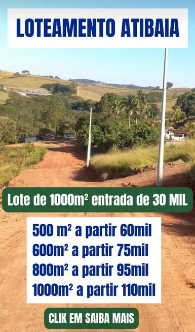 Foto 1 de Lote/Terreno à venda, 800m² em Jardim Paraíso da Usina, Atibaia