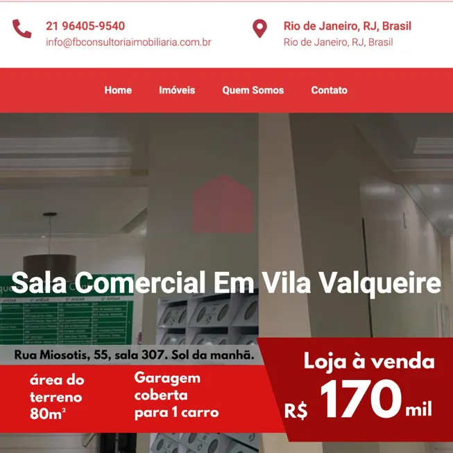 Foto 1 de Consultório à venda, 35m² em  Vila Valqueire, Rio de Janeiro