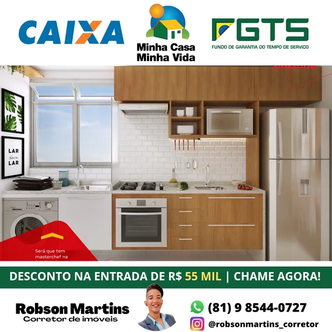 Foto 1 de Apartamento com 2 Quartos à venda, 41m² em Vasco da Gama, Recife