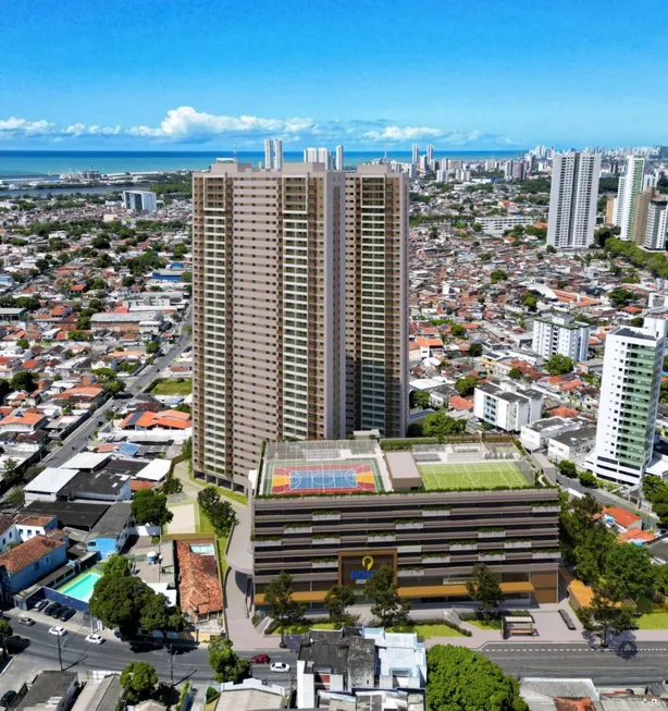 Foto 1 de Apartamento com 3 Quartos à venda, 73m² em Campo Grande, Recife