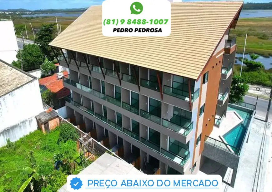 Foto 1 de Apartamento com 2 Quartos à venda, 55m² em Porto de Galinhas, Ipojuca